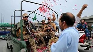 The entire nation stands united with the Pakistan Army against Taliban attacks. The entire nation stands united with the Pakistan Army against Taliban attacks.