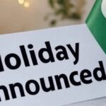 The government has announced Eid-ul-Fitr holidays, and an important demand from citizens has also come to the fore.